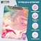 Better Office Products Fashion Clipboard, Abstract Art Design, A4 Ltr Size, 125in x 9in Wooden Clipboard, Low Profile Clip 45037 - alternate 3